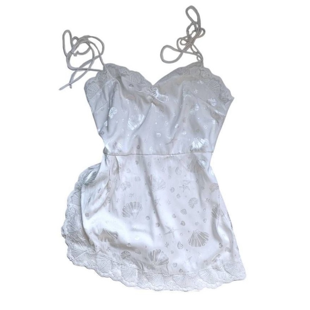 For Love and Lemons Seashell Slip Dress EUC! A beach bride’s dream!